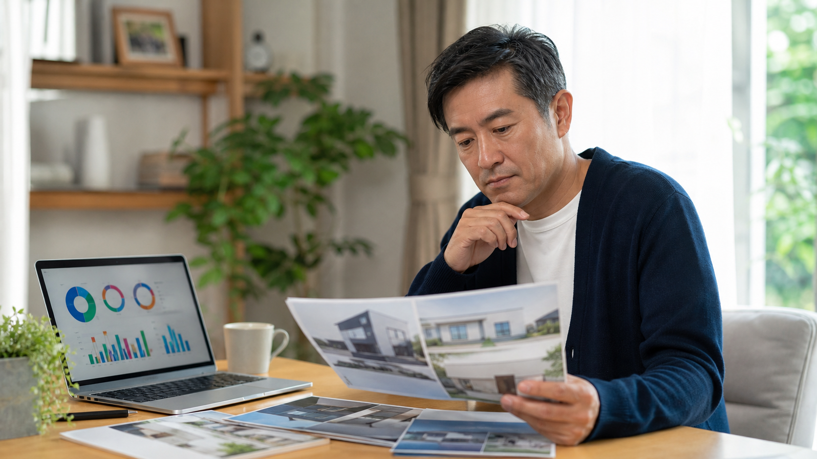 大手不動産仲介会社のランキングを比較検討する人のイメージ