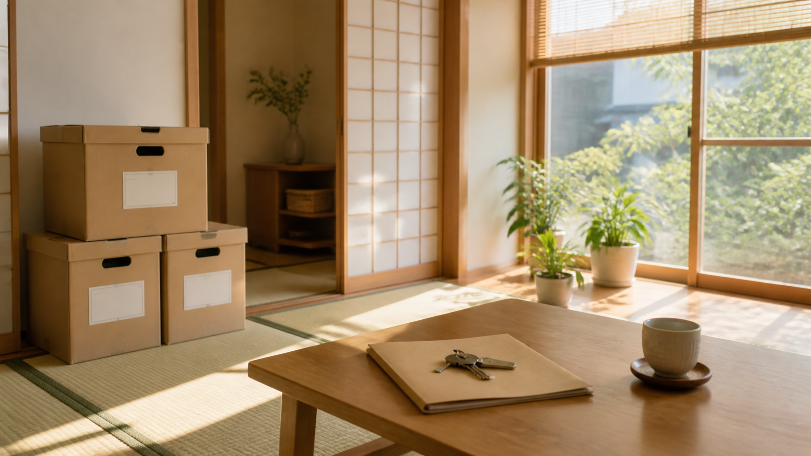 実家じまいの段取りを整えて前向きに進むイメージ
