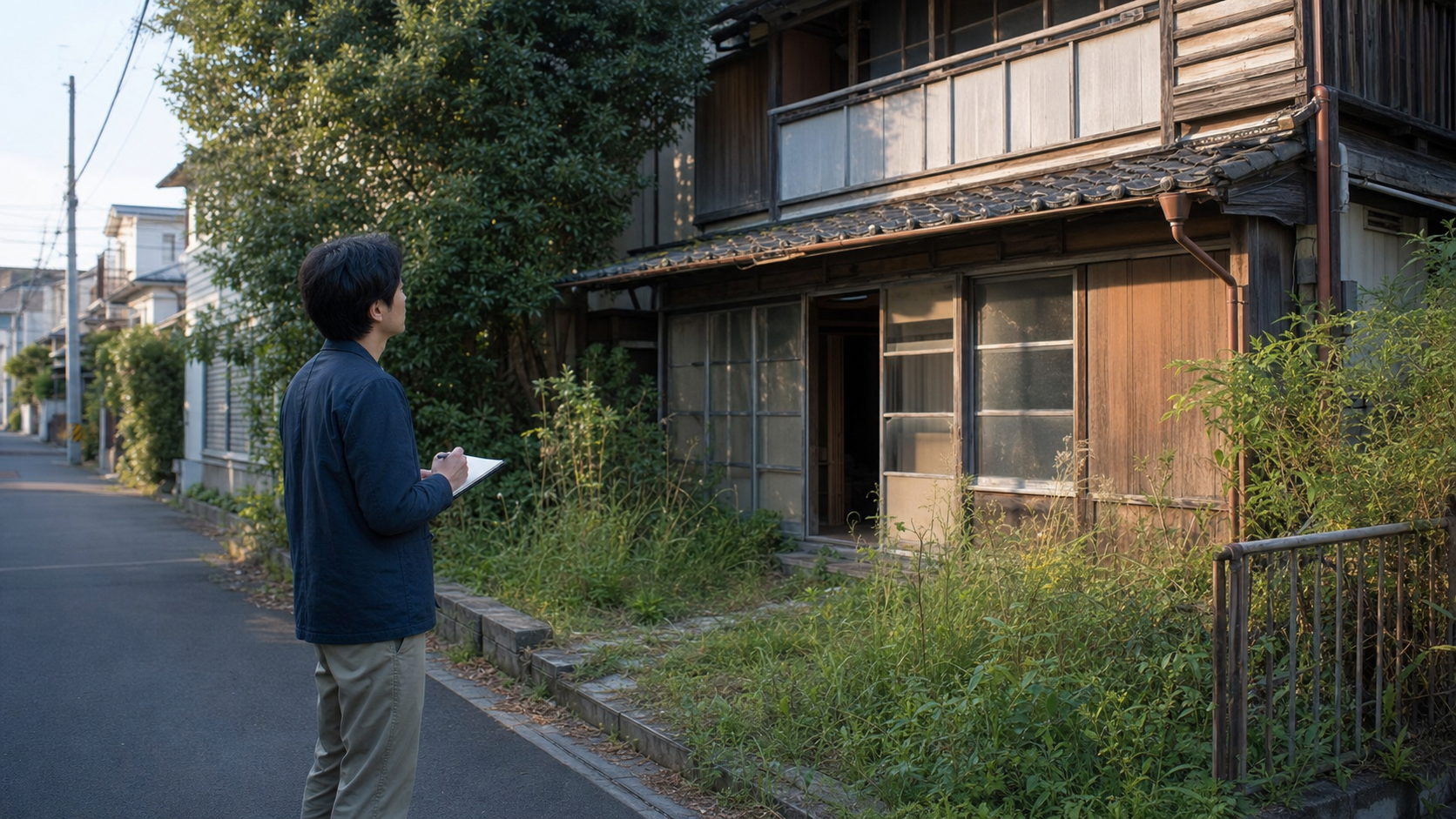 空き家の解体を検討している人のイメージ