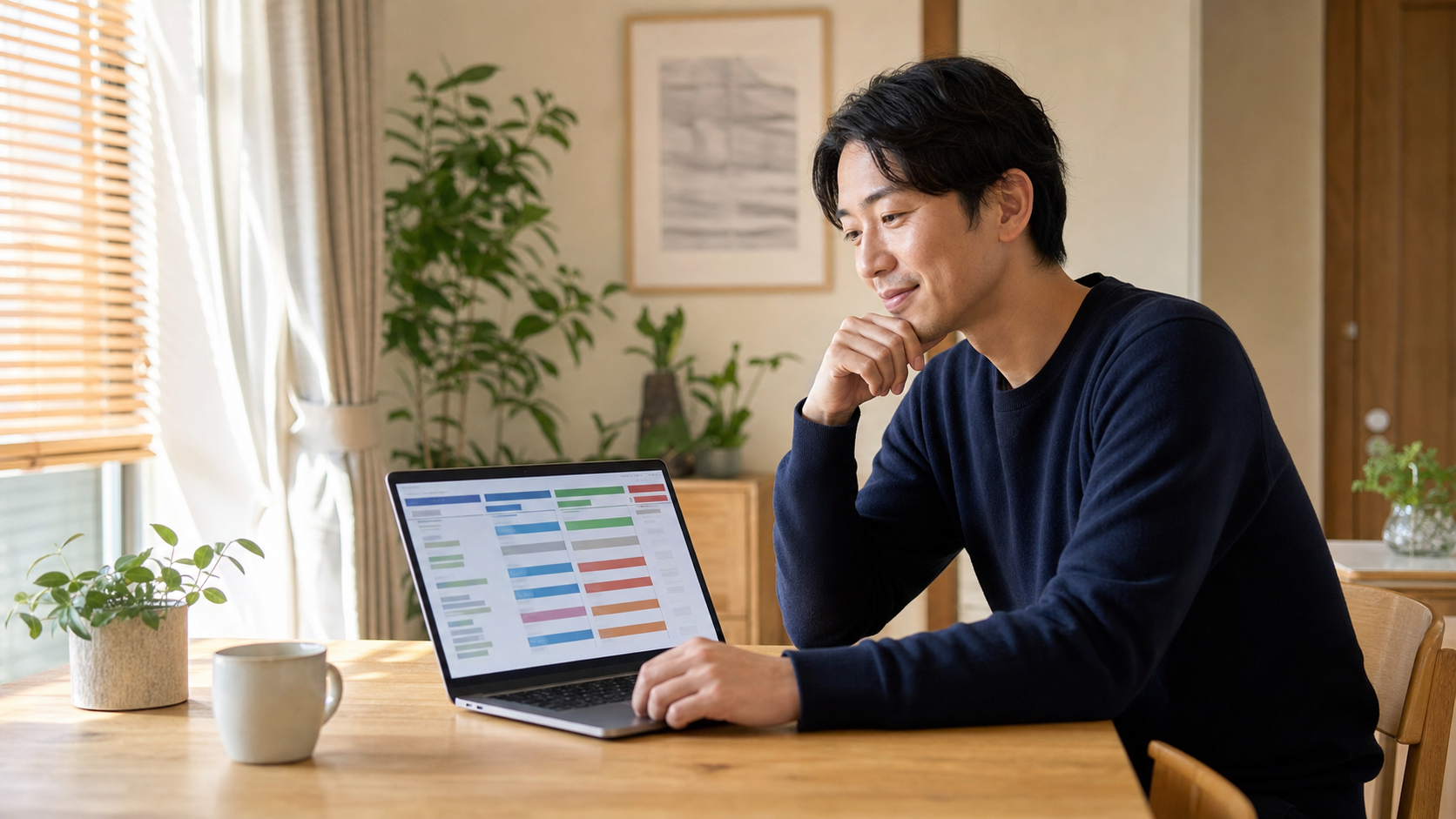 売却サポートの内容を比較して納得したうえで相談を検討する人のイメージ