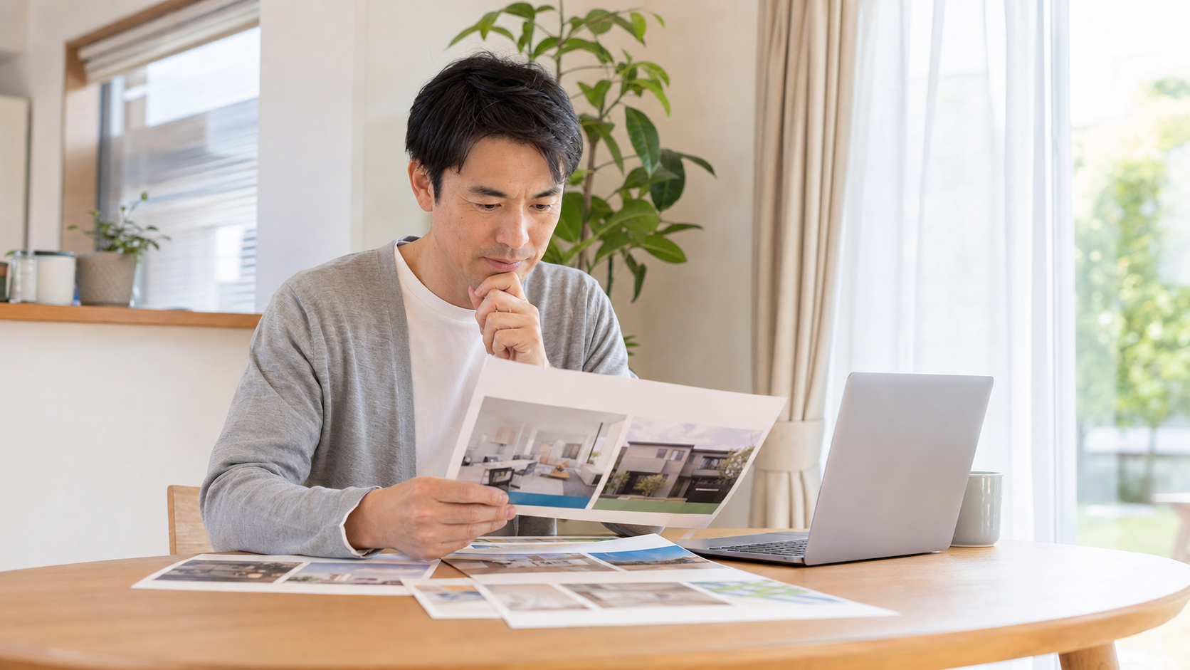 大手不動産仲介8社の専任媒介サービスを比較検討する人のイメージ