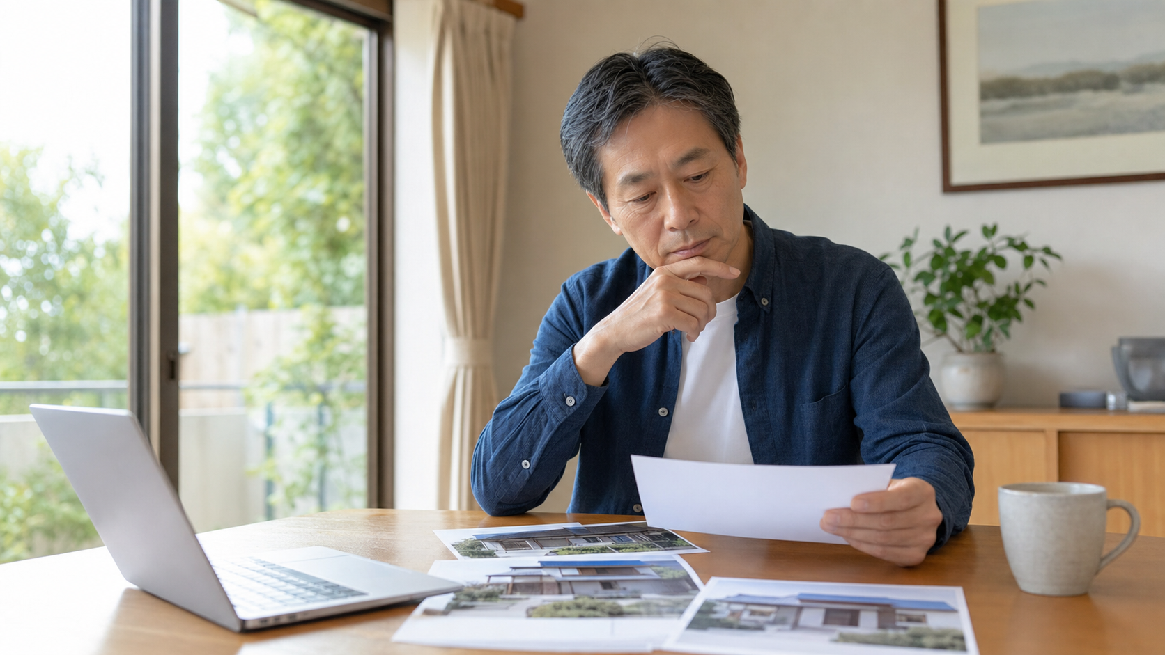 信託系不動産会社3社の売却サービスを比較検討する人のイメージ