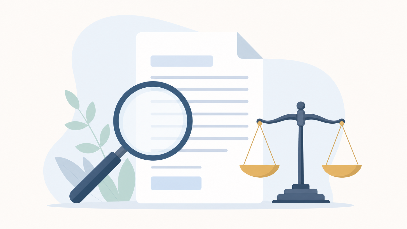 サブリース関連法による契約内容のチェックをイメージしたイラスト
